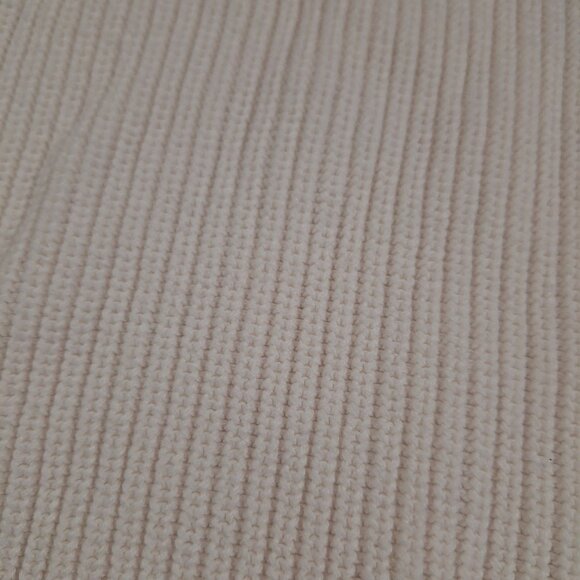 Loft cream ribbed sweater 100% cotton size small - Picture 7 of 7